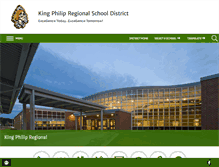 Tablet Screenshot of kingphilip.org